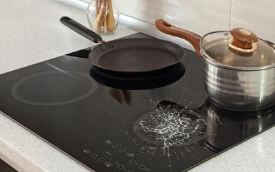 How to repair a cracked glass cooktop